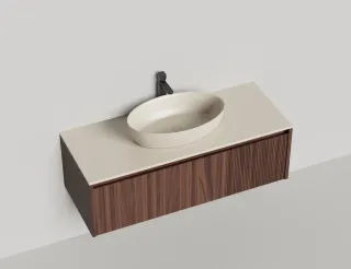 Подвесная тумба Salini Domino 27D212 120см шпон